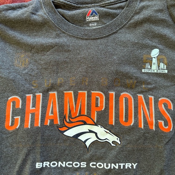 Denver Broncos Super Bowl 50 Tshirt - Picture 3 of 5